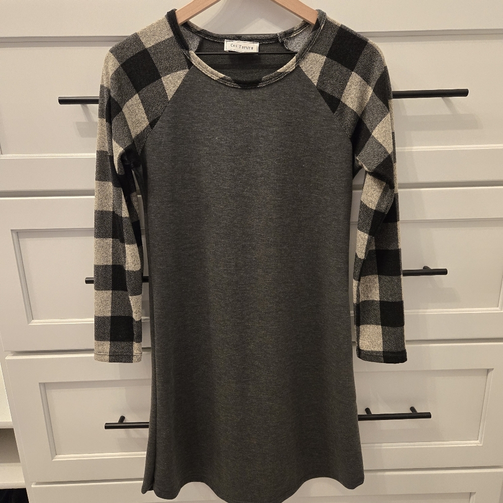 Ces Femme Charcoal Knit Top